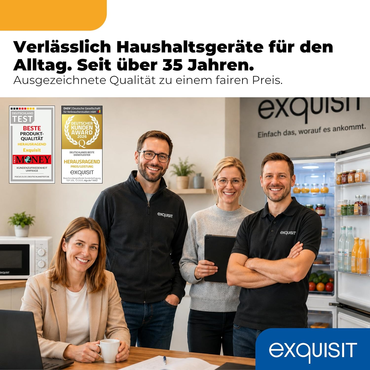 Exquisit Kühl-Gefrierkombination 253 l No Frost | Energieklasse C | leise 39 dB | schmal 54,5 cm | Schnellgefrieren | KGC5265-70-NF-040C weiss | Weiß