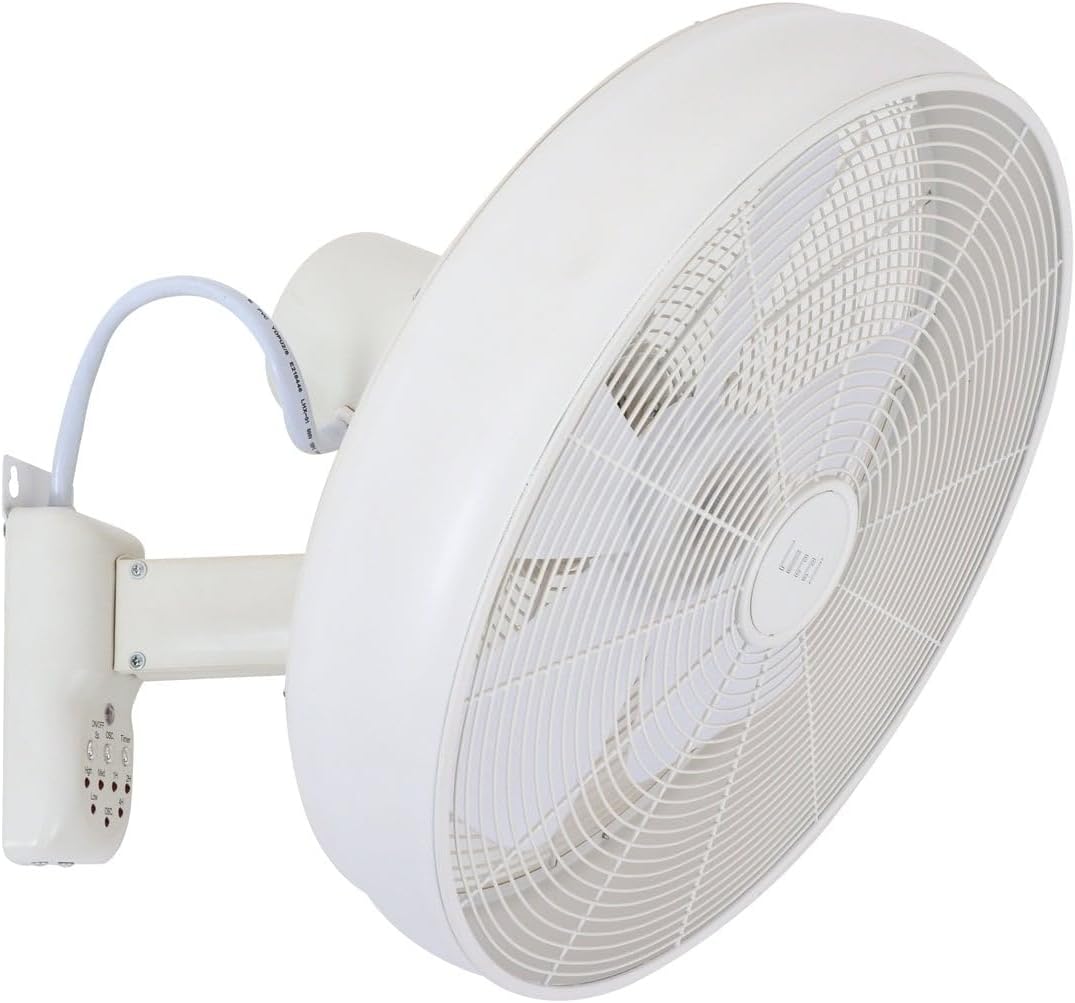Lucci AIR Breeze Wandventilator (Ø) 460mm Flügelfarbe: Weiß Gehäusefarbe (Details): Weiß | Flügelfarbe: Weiß, Gehäusefarbe: Weiß