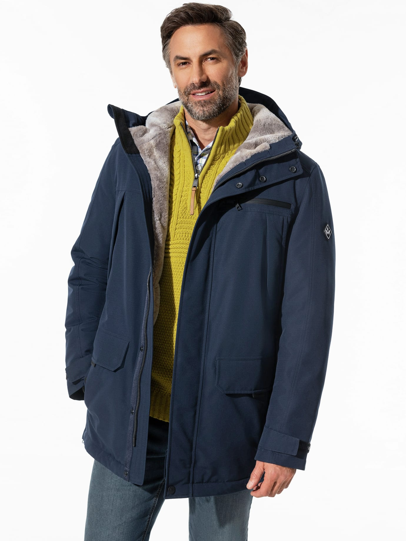 Walbusch Herren Aquastop Eisbrecher-Parka