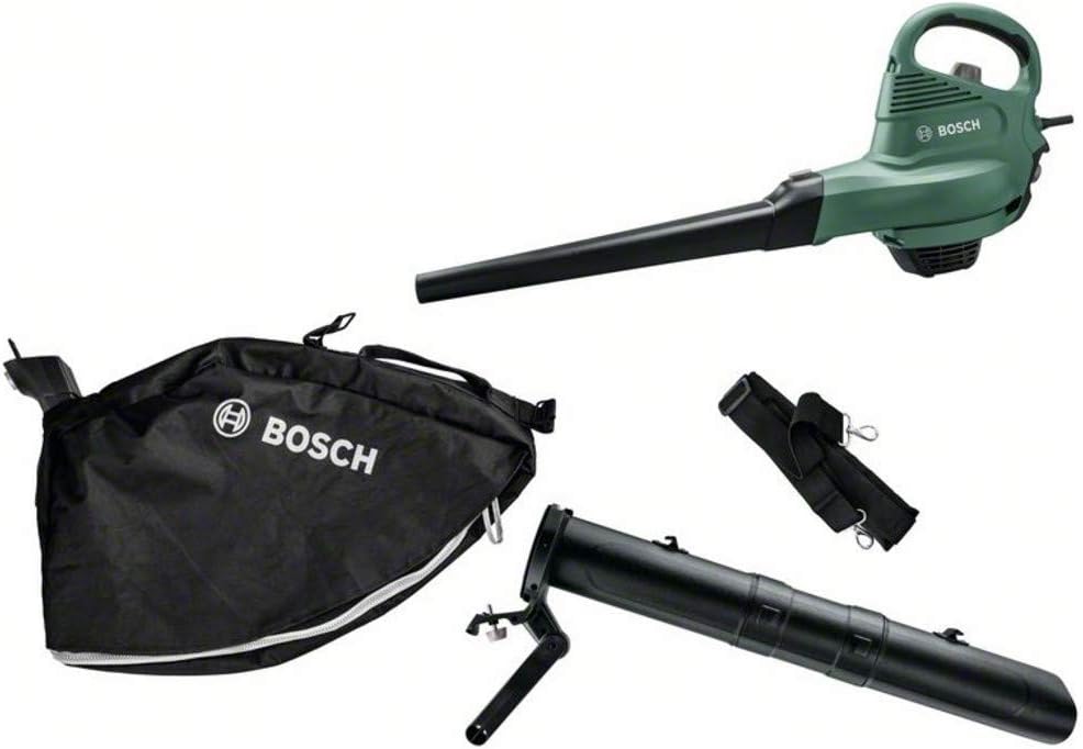 Bosch elektrische bladzuiger/-blazer UniversalGardenTidy 3000 (3000 W, opvangzak 50 l, traploze toerentalregeling, voor het blazen, zuigen en versnipperen van bladeren, in kartonnen verpakking)
