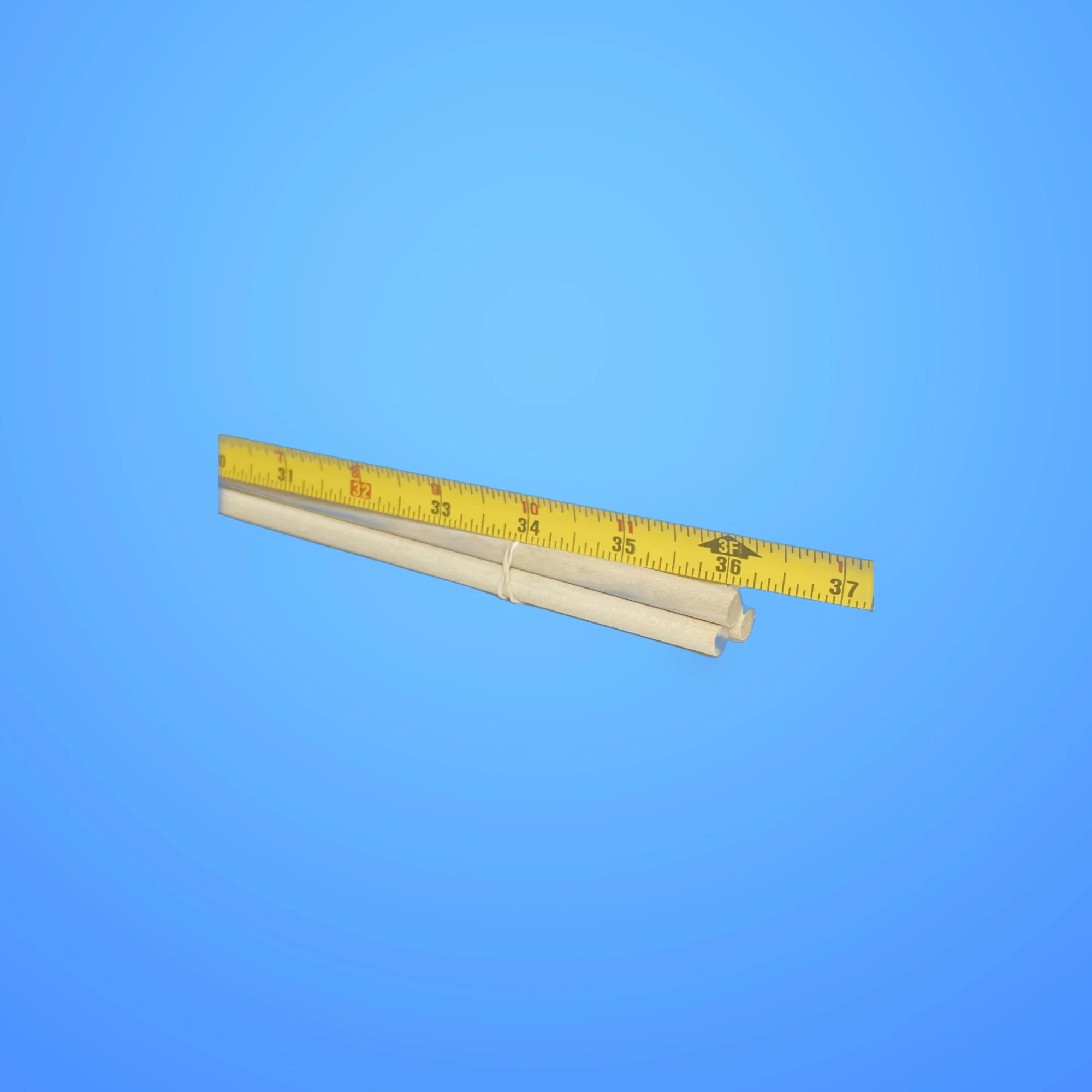 1/4 x 36 Birch Hard Wood Dowels