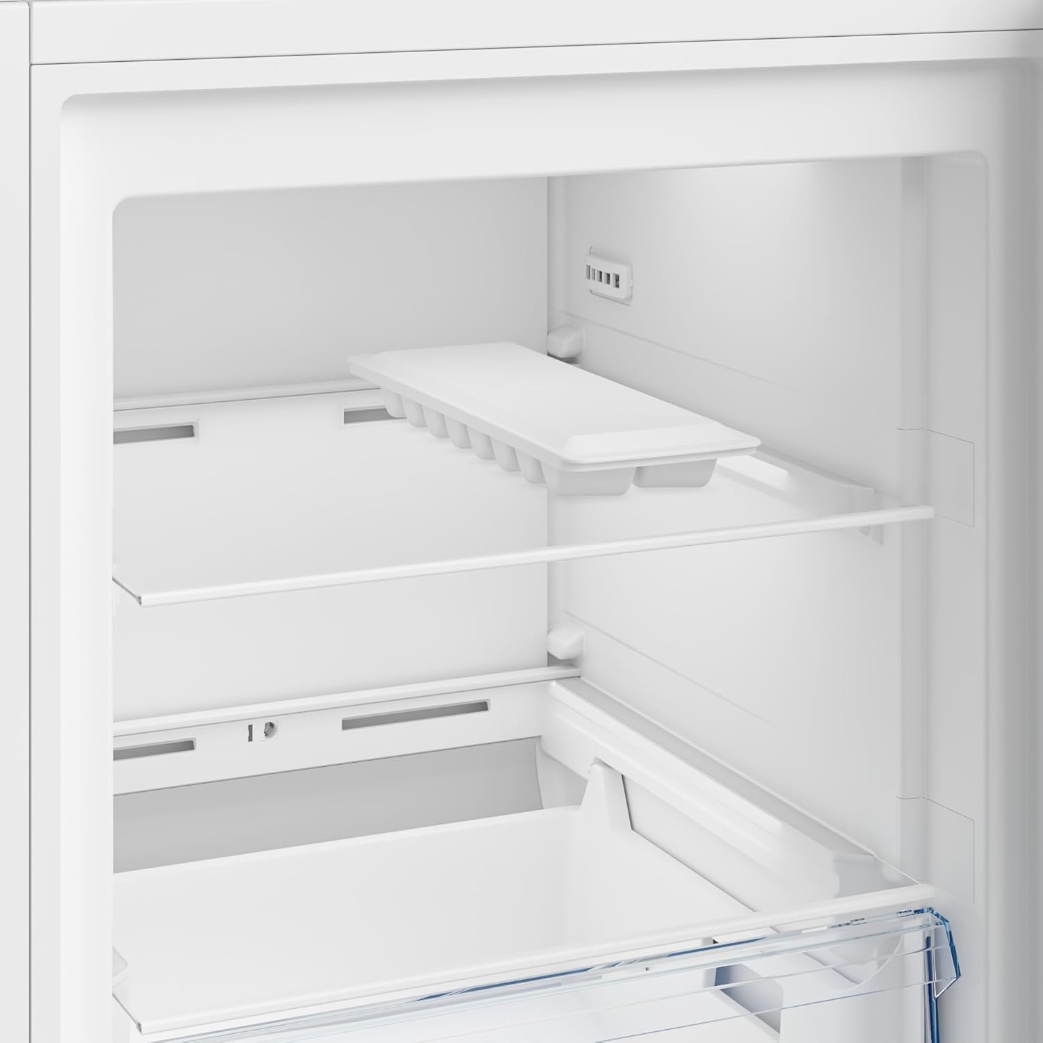 Beko Gefrierschrank B5RFNE295W freistehender Gefrierschrank, 260 l Gesamtrauminhalt, 5 Gefrierschubladen, 2 Gefrierfächer, NoFrost, Türalarm, 38 dB, Weiß
