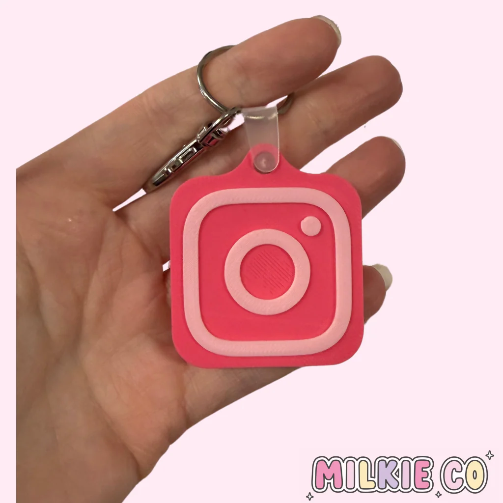 NFC Instagram Keychain