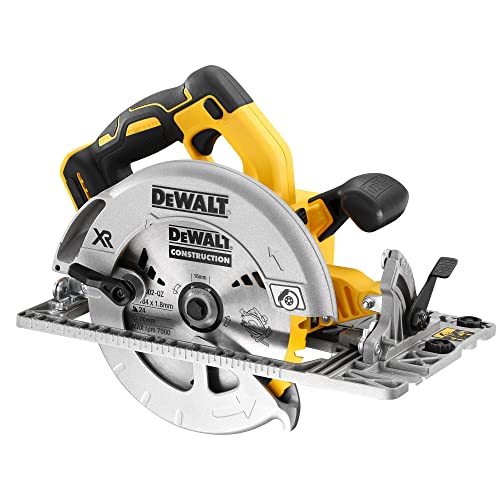 DEWALT DCS572NT XJ   Sierra Circular sin escobillas XR 18V Ø184mm y 58mm sin cargador/batería, con maletín y base carril : Fai da te