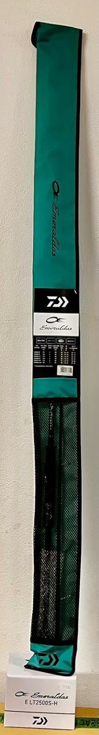 Emeraldas Angelset EMEX83M BI mit Angelrolle Emeraldas E LT2500S-H, inklusive Umflechtung, Angelrolle vorgewickelt, DAIWA