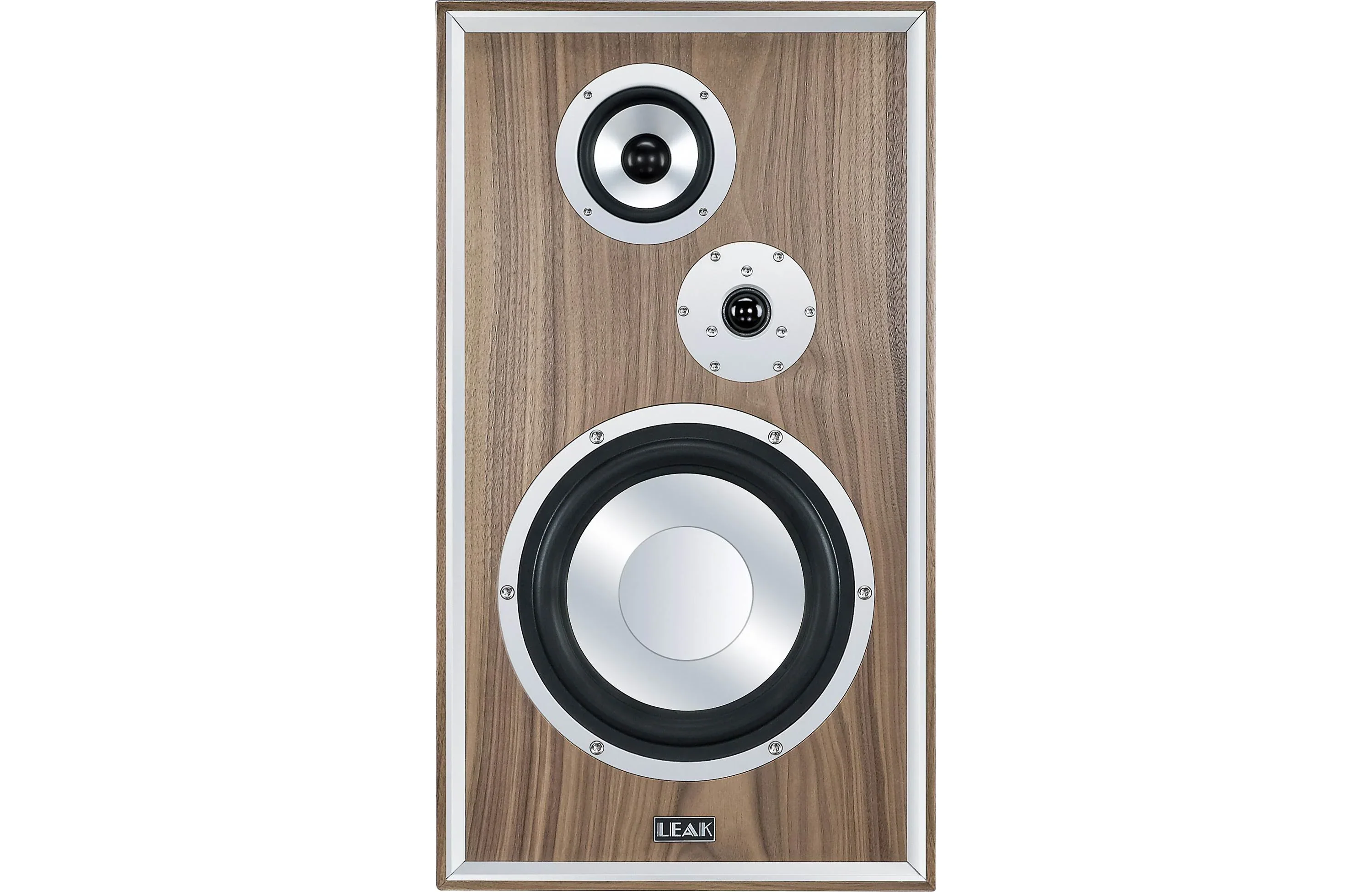 LEAK Sandwich 250 Standmount Loudspeakers - Walnut - Pair with stands
