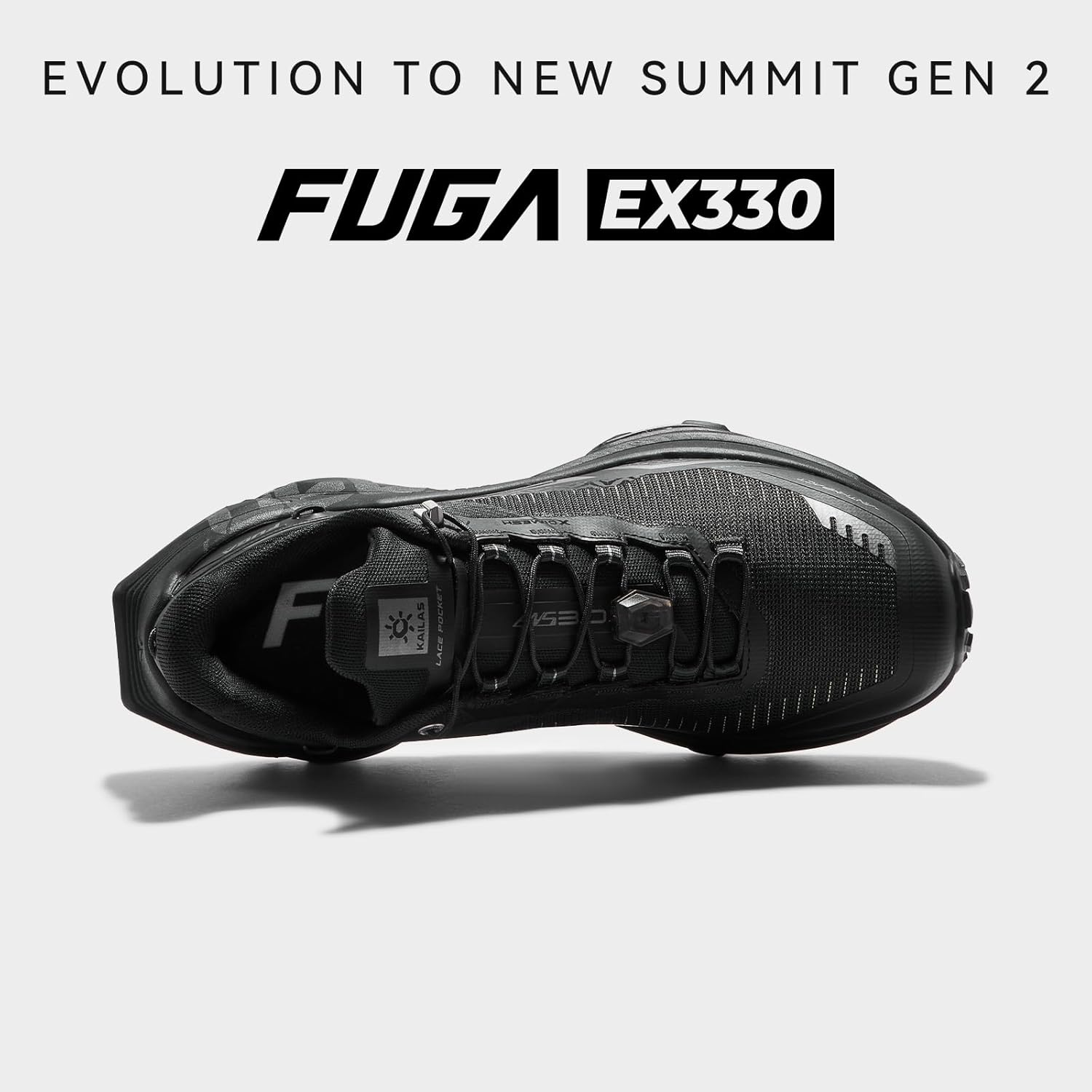 KAILAS Herren FUGA EX 330 Trail Running Schuhe Leichtgewichtige rutschfeste Atmungsaktive Jogging Wanderschuhe