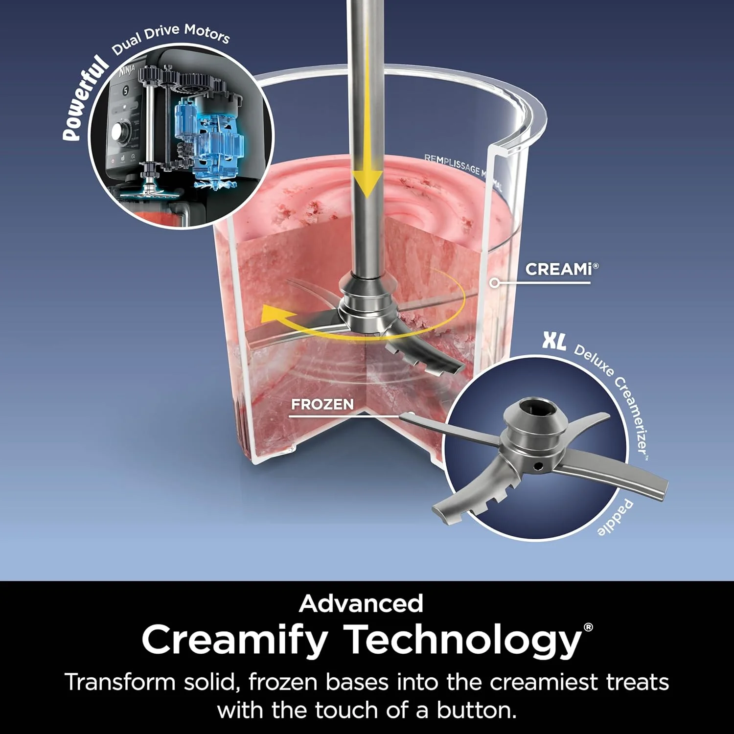 2025 Ninja CREAMi Deluxe 11-in-1 IJs- en Frozen Treat Maker