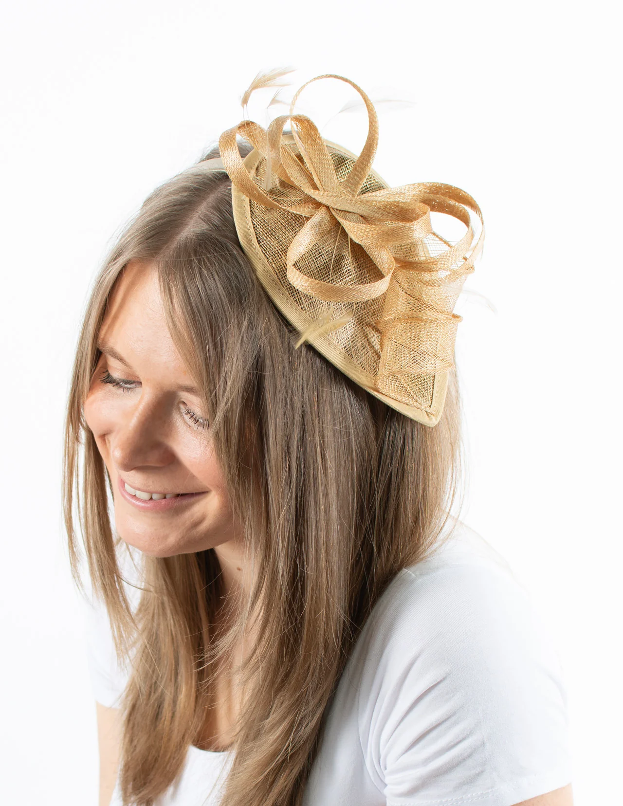 Fascinator | Small Teardrop | Gold