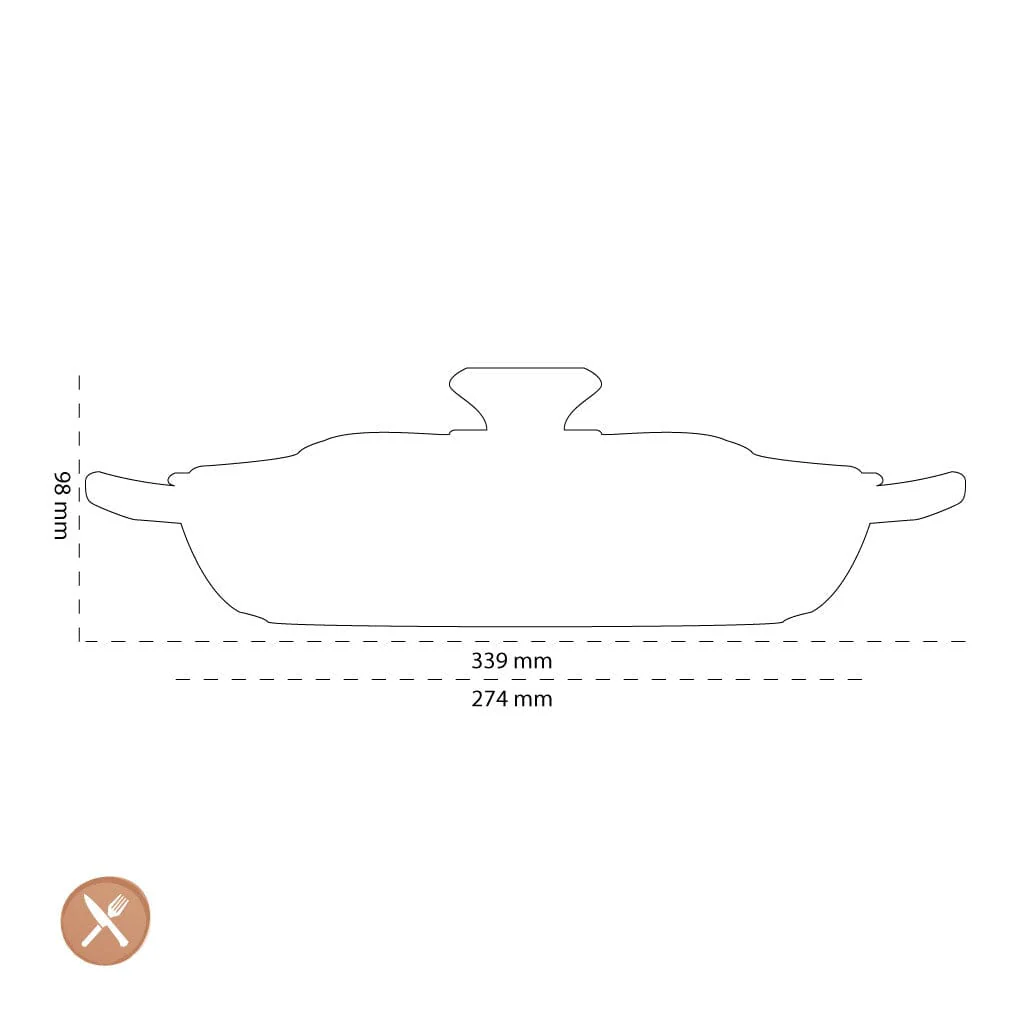2025 Le Creuset - Signature Campagnard braadpan Blossom 26 cm