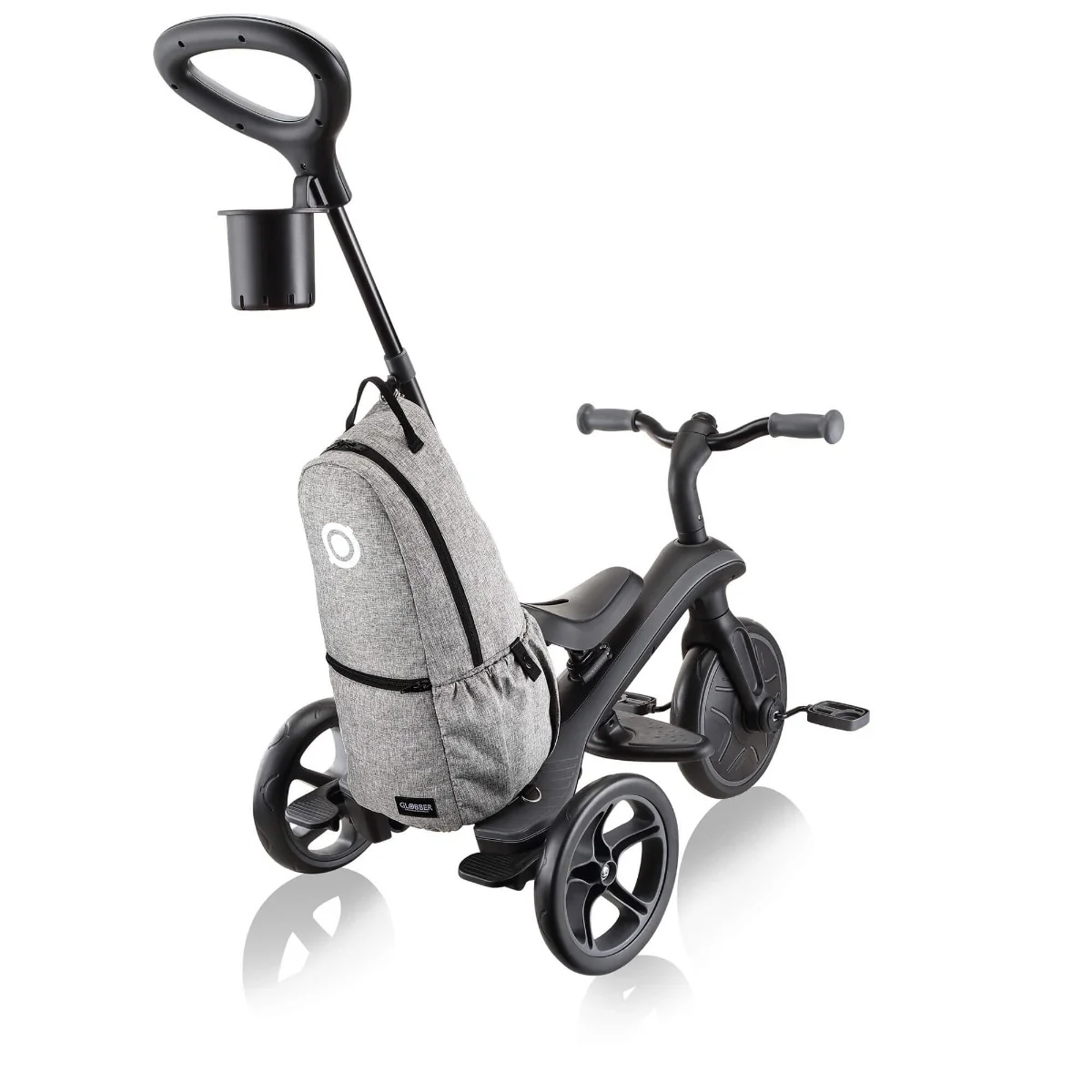 Globber Explorer Trike 4-in-1 Deluxe Speelmodel �C Ouderhendel en Opbergtas
