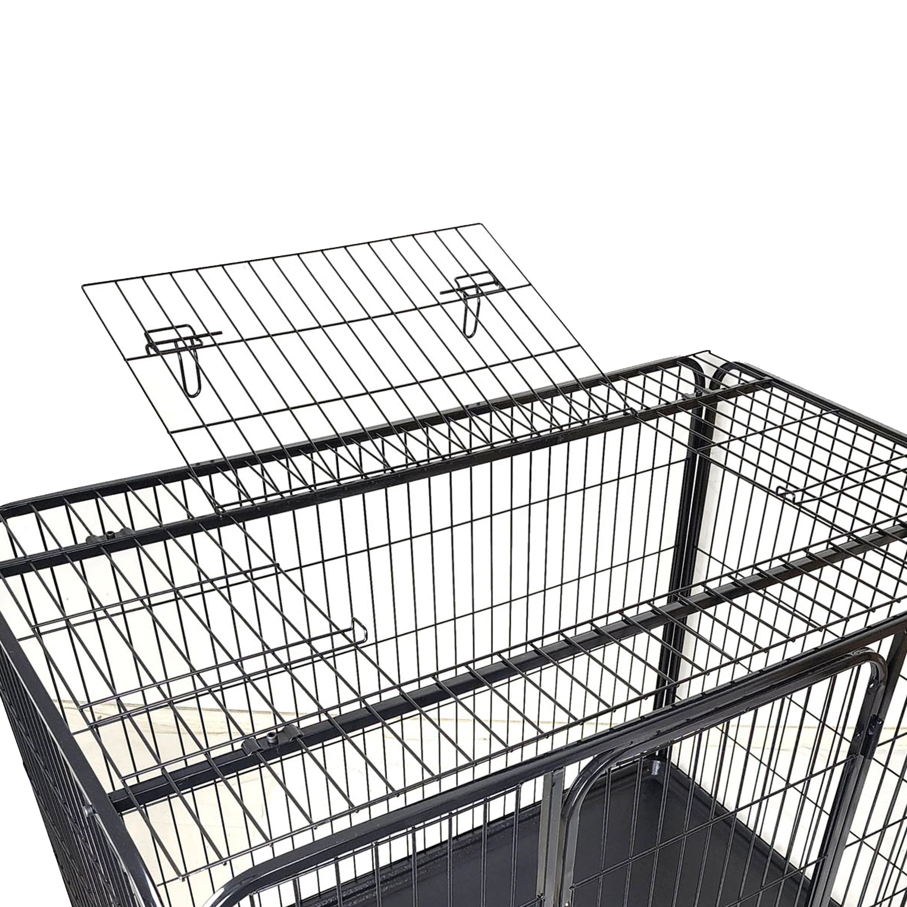 2025 XXL Sterke Hondenkooi voor Huisdieren, Verloskooi met Dak voor Honden en Puppies van 48