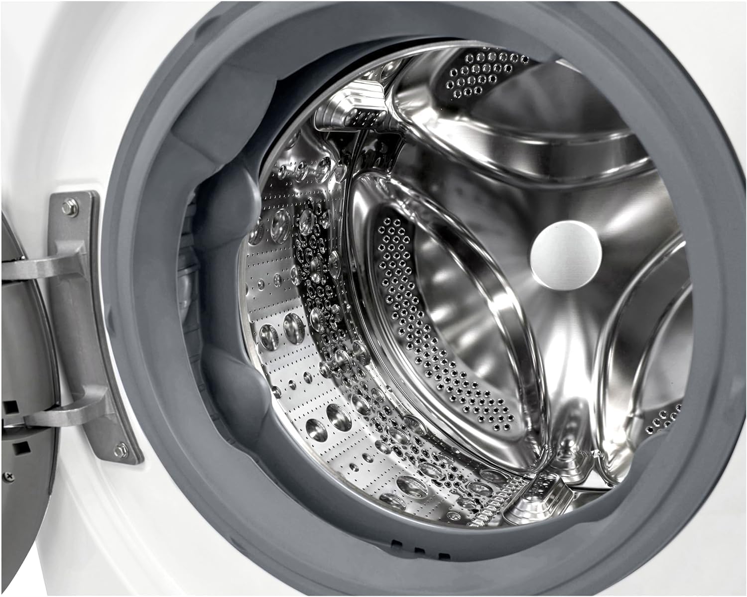 LG W4WR7096YB, Klasse D, Frontlader-Waschtrockner 9 - 6 kg, 62 x 60 x 85 cm, Wi-Fi, AI Direct Drive, Tiefenreinigung mit Dampf, TurboWash 360, Große Kapazität, Außentür aus gehärtetem Glas, Weiß