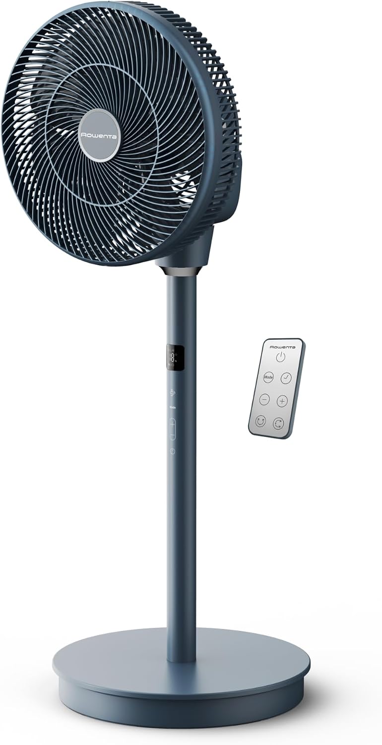 Rowenta Turbo Silence Compact 3D Multiflow, Ventilateur Silencieux QV5041
