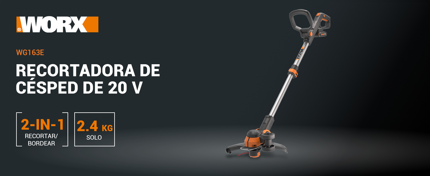 Cortabordes y perfiladora 20V