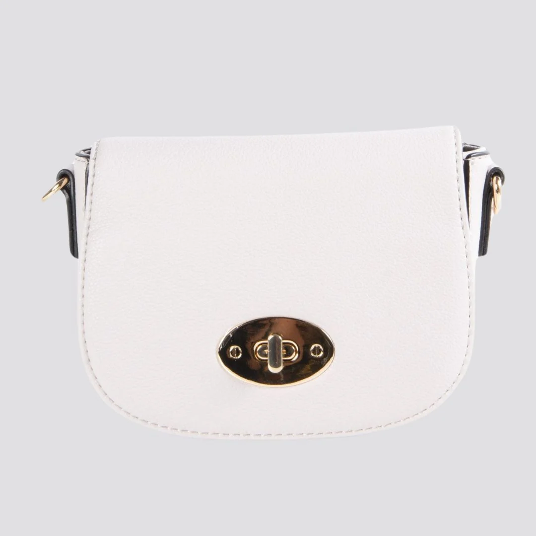 Mini Satchel Crossbody Bag | Pale Grey