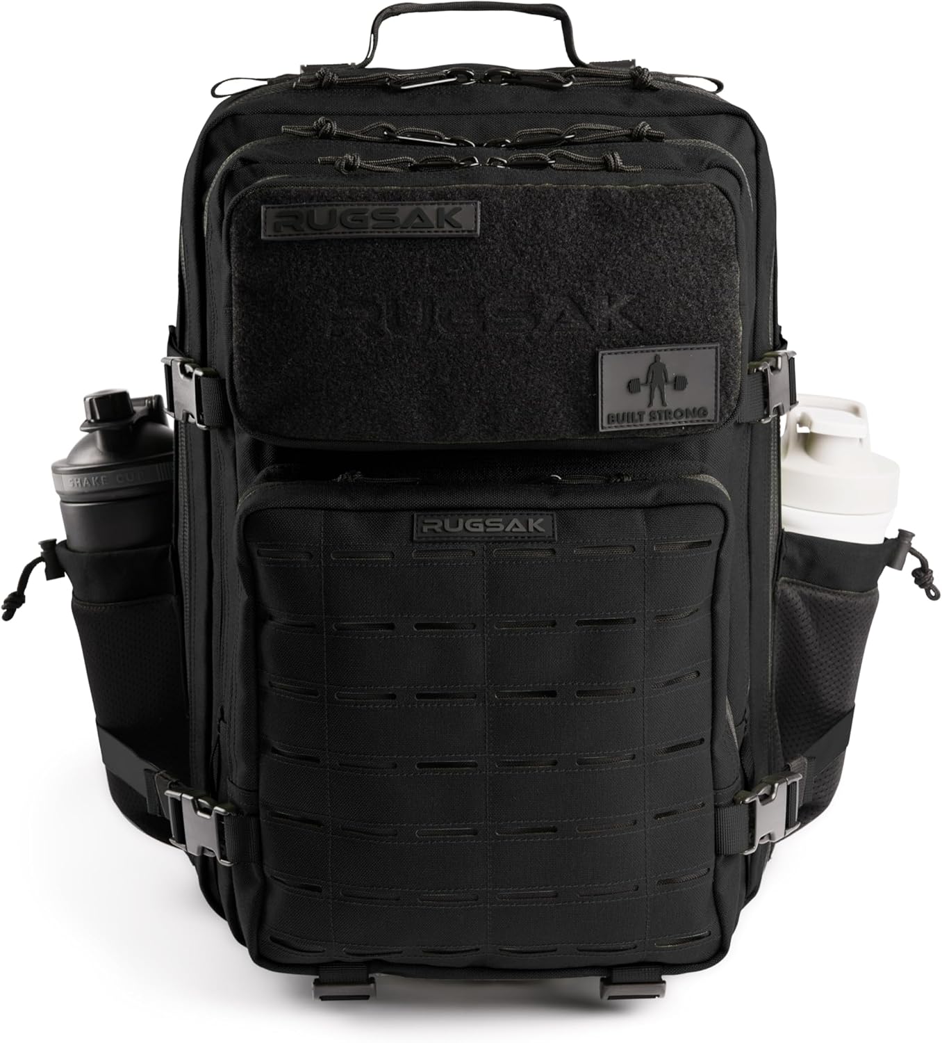 RUGSAK ALPHA | Taktischer Rucksack [20-45L] Wasserdicht & EXTREM Robust | Militär Survival Backpack | für Outdoor Arbeit Wandern Camping und Gym | Molle Reiserucksack Herren & Damen