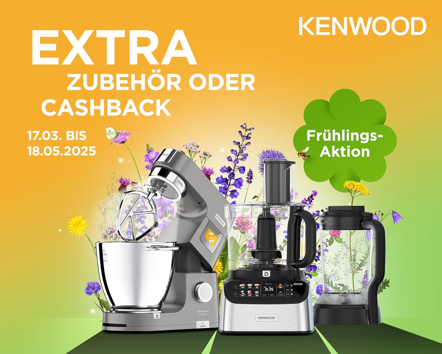 Kenwood MultiPro OneTouch FDM73.850SS – 3-in-1 Kompakt-Küchenmaschine & Mixer, 12 Zubehörteile, 6 Automatikprogramme, Variable Geschwindigkeit & Pulse-Funktion, Integrierte Waage, 1000 W, Silber