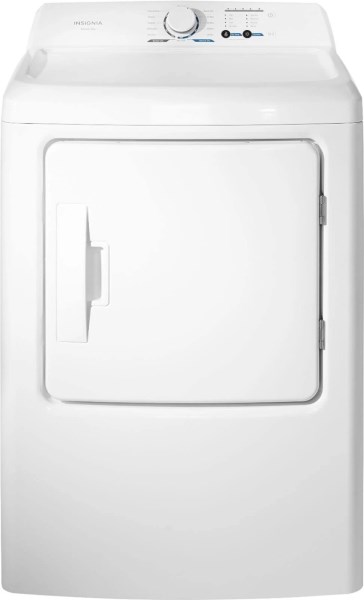 Insignia – 6.7 Cu. ft. 12-Cycle Electric Dryer – White