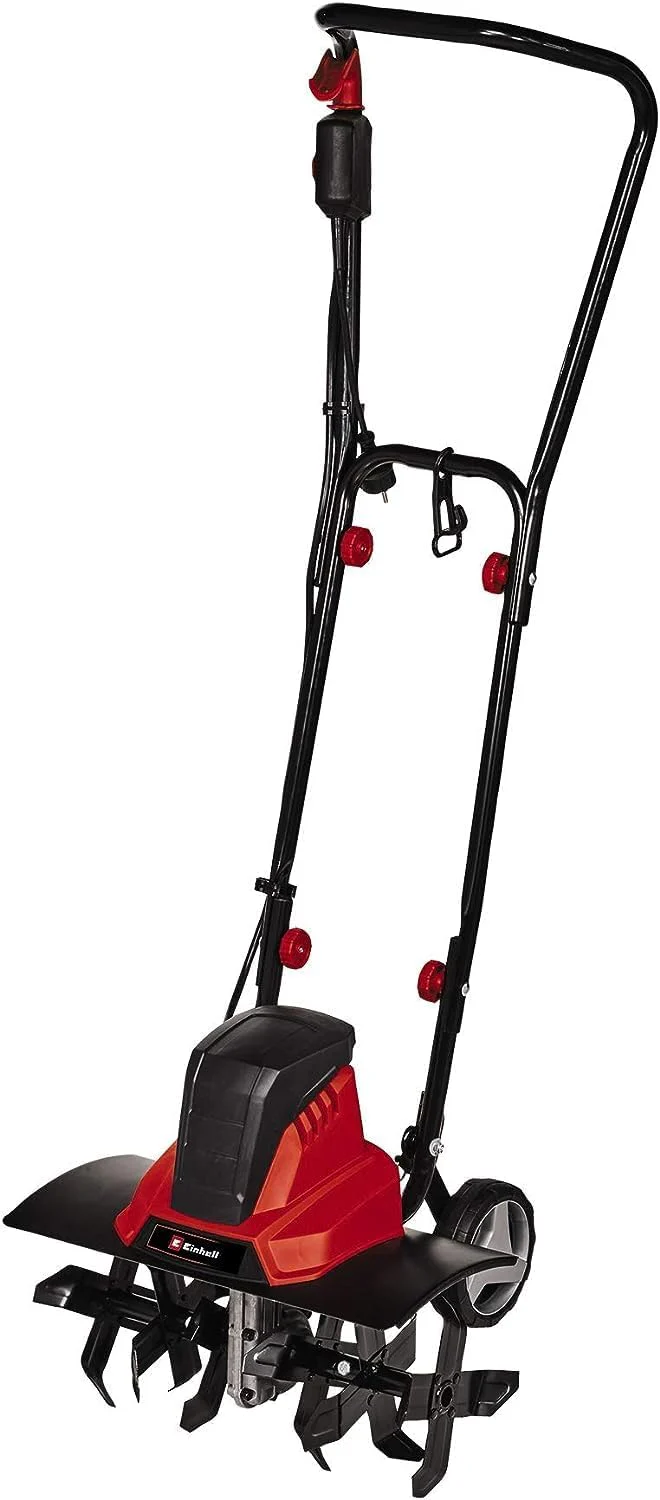 Einhell Motoazada eléctrica GC-RT 1545M (1500W - 45cm, motor conexión en hilera, interruptor seguridad 2 puntos, acoplamiento de sobrecarga, larguero de guiado plegable, cuchillas escarificadoras)