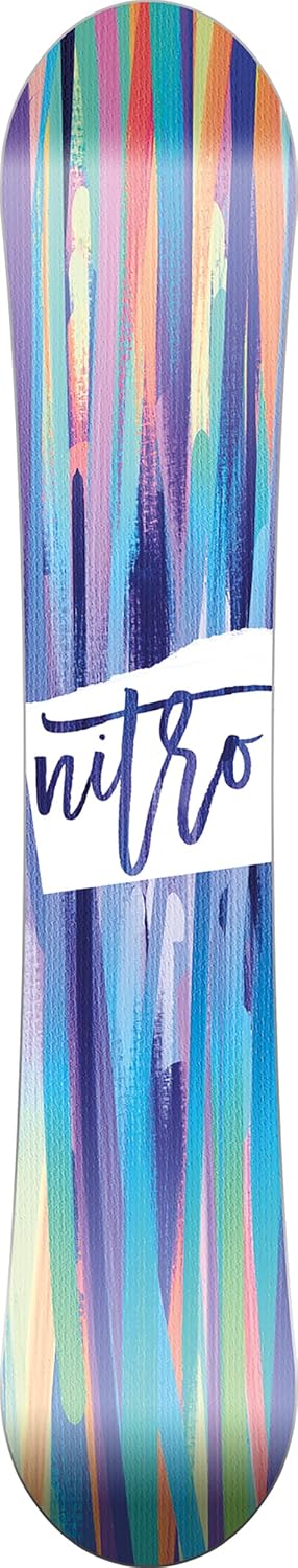 Nitro Snowboards Damen LECTRA Brush Board ´24 All Mountain Girls Board für Einsteiger Directional Flat Camber