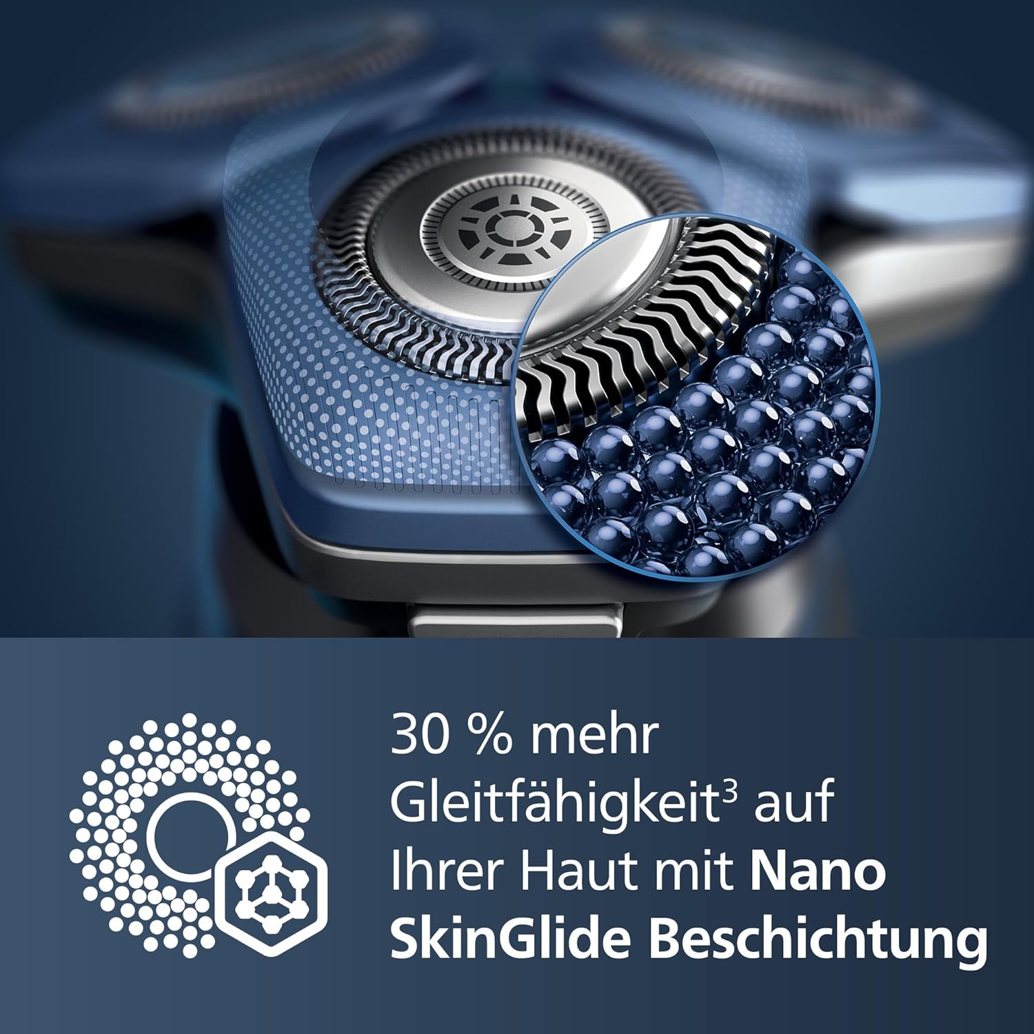 PHILIPS Shaver Series 7000 – Elektrischer Nass- und Trockenrasierer für Herren mit ausklappbarem Trimmer, Reinigungsstation, Ladestation & Reiseetui (Modell S7886/55)
