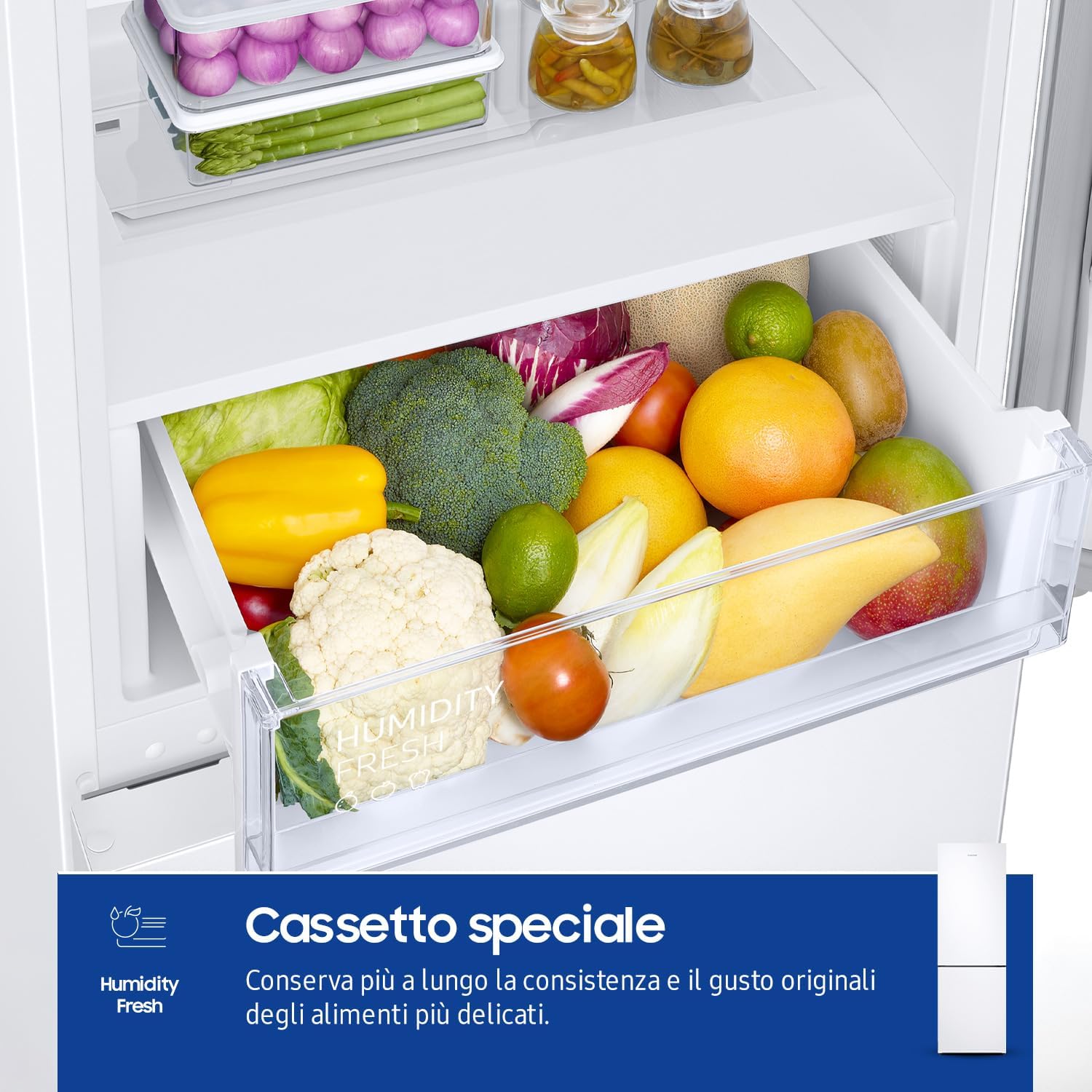 Réfrigérateur Combiné 60cm 344l Nofrost, Blanc - RB33B610EWW