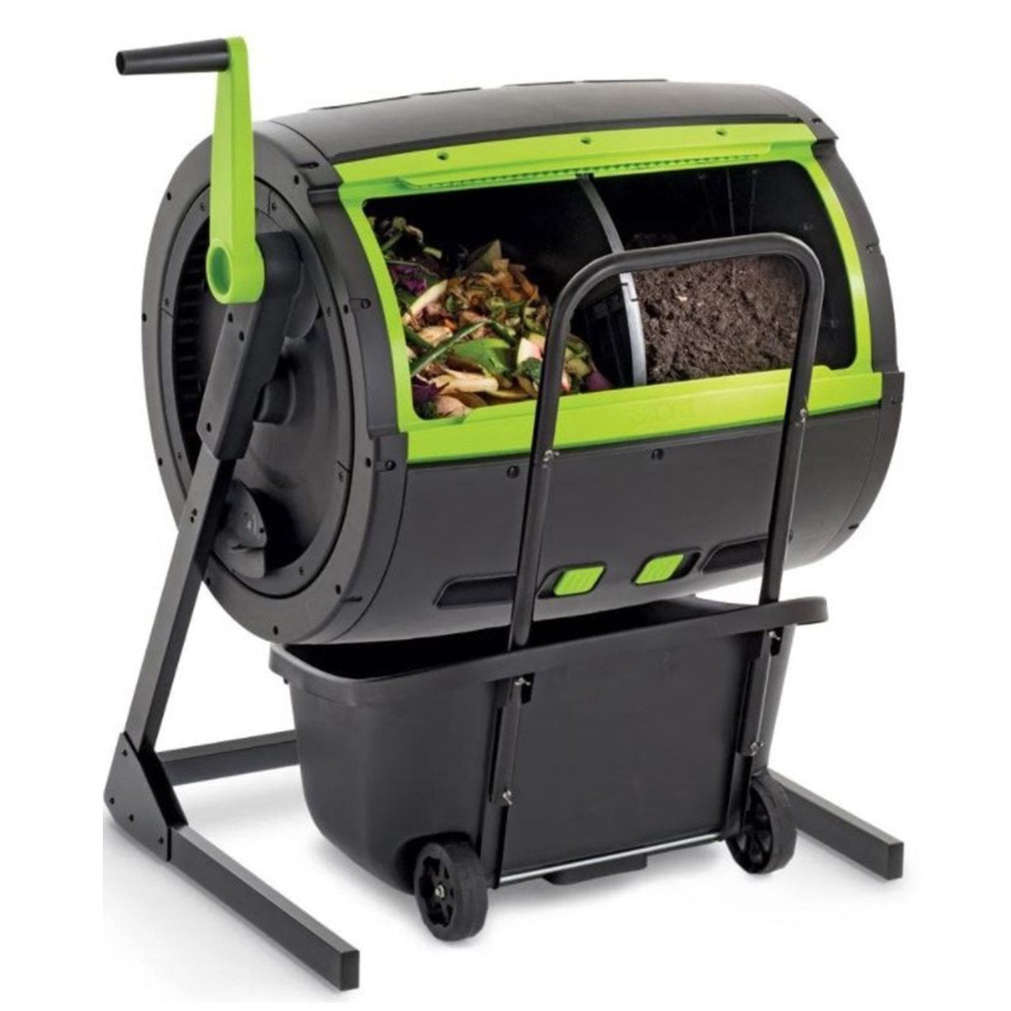 2025 Maze 65-Gallon Compost Tumbler And Cart Combo