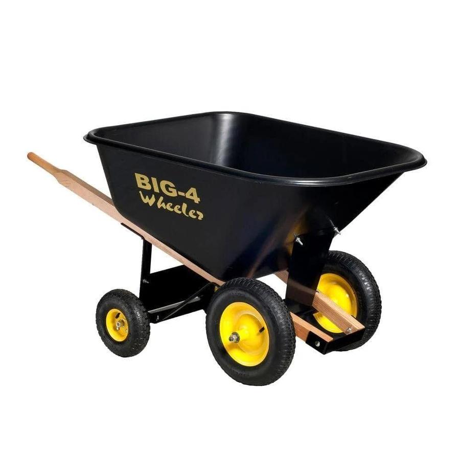 10 Cu. ft.  Wheelbarrow, Black