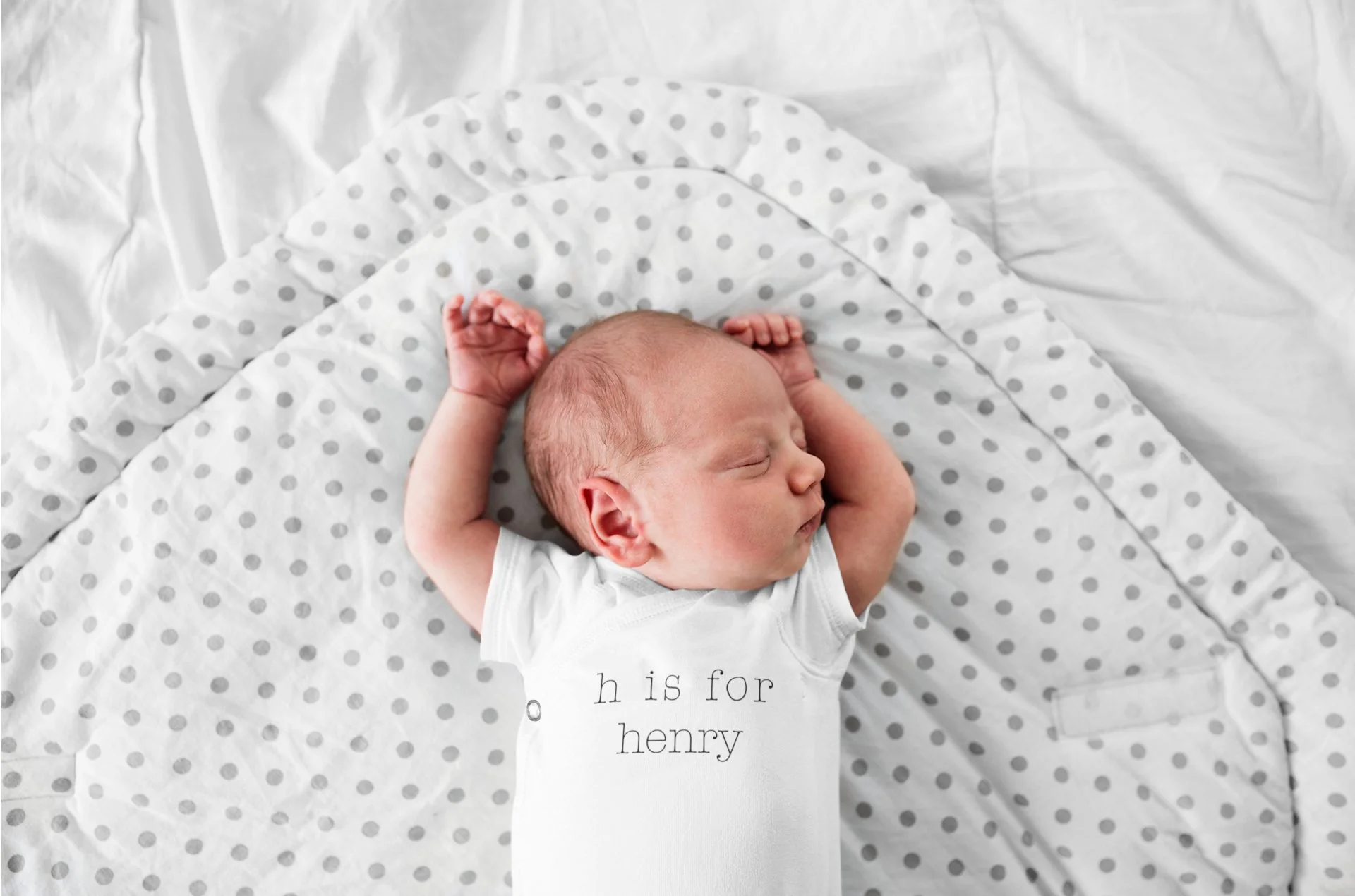 Baby Name Custom Bodysuit - Newborn Baby Gift