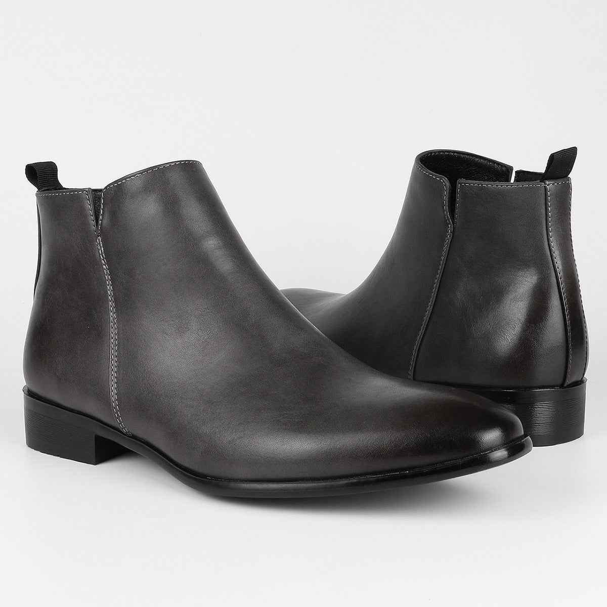 Chelsea Stiefeletten f��r Herren aus Leder mit bequemem Slip-on Design