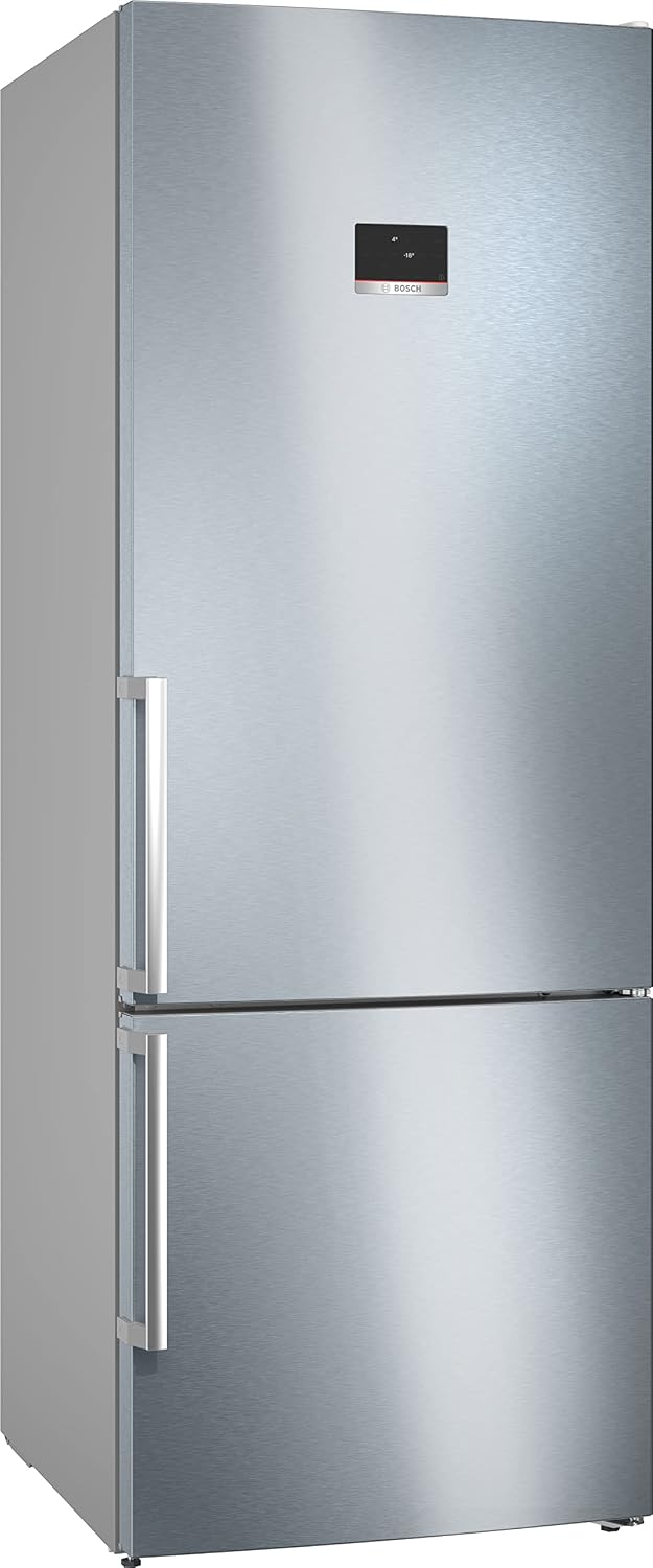 Bosch Serie 4 KGN56XIDR Frigorífico combinado de libre instalación, 193 x 70 x 80, D, 400 l , NoFrost, Acero Inoxidable