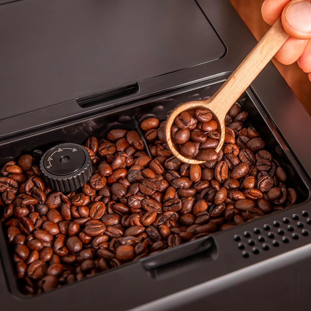 Cecotec Kompakte Superautomatische Kaffeemaschine mit Wifi Cremmaet Compactccino Connected Black Rose. 1350W, 19 Bar, TFT-Bildschirm und APP, Mahlwerk, Milchtank 400 ml und 1 Liter Wasser