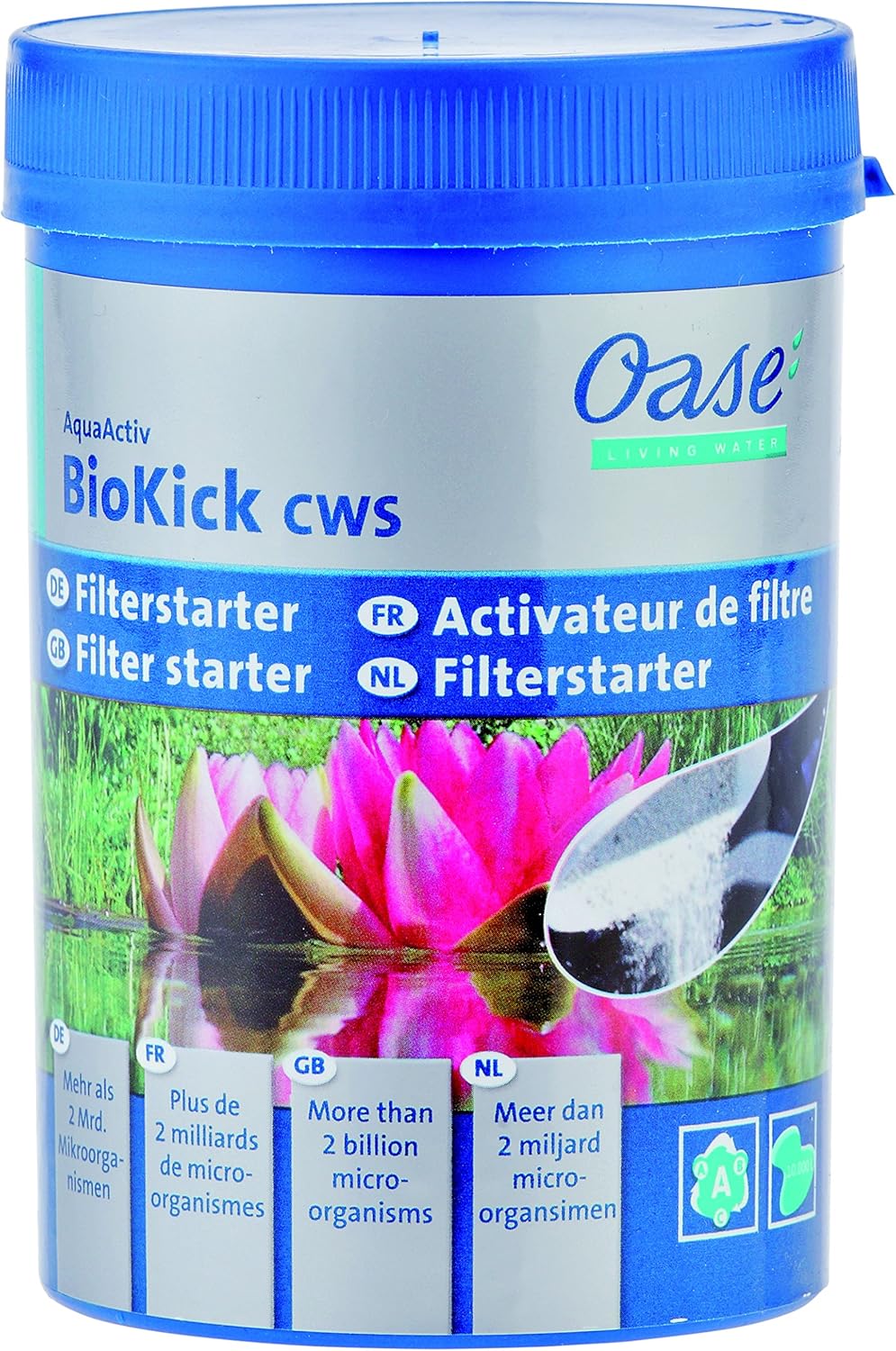 OASE 50499 Druckfilter BioPress Set 4000, Teichfilter Filterset zur effektiven und raschen Algenbekäpfung, Komplettset inkl Filterpumpe und UVC Klärer