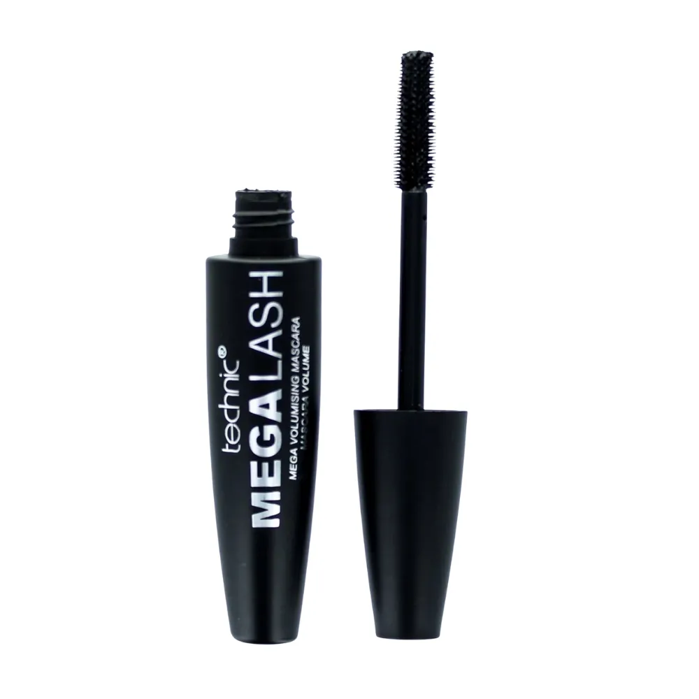 Technic Mega Lash Volumising Longwear Magnifying Mascara Vegan 14ml a?? Black
