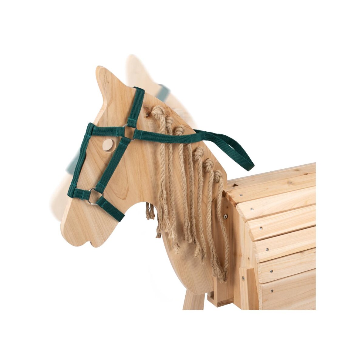 Playtive Holzpferd aus Echtholz, höhenverstellbar - B-Ware neuwertig