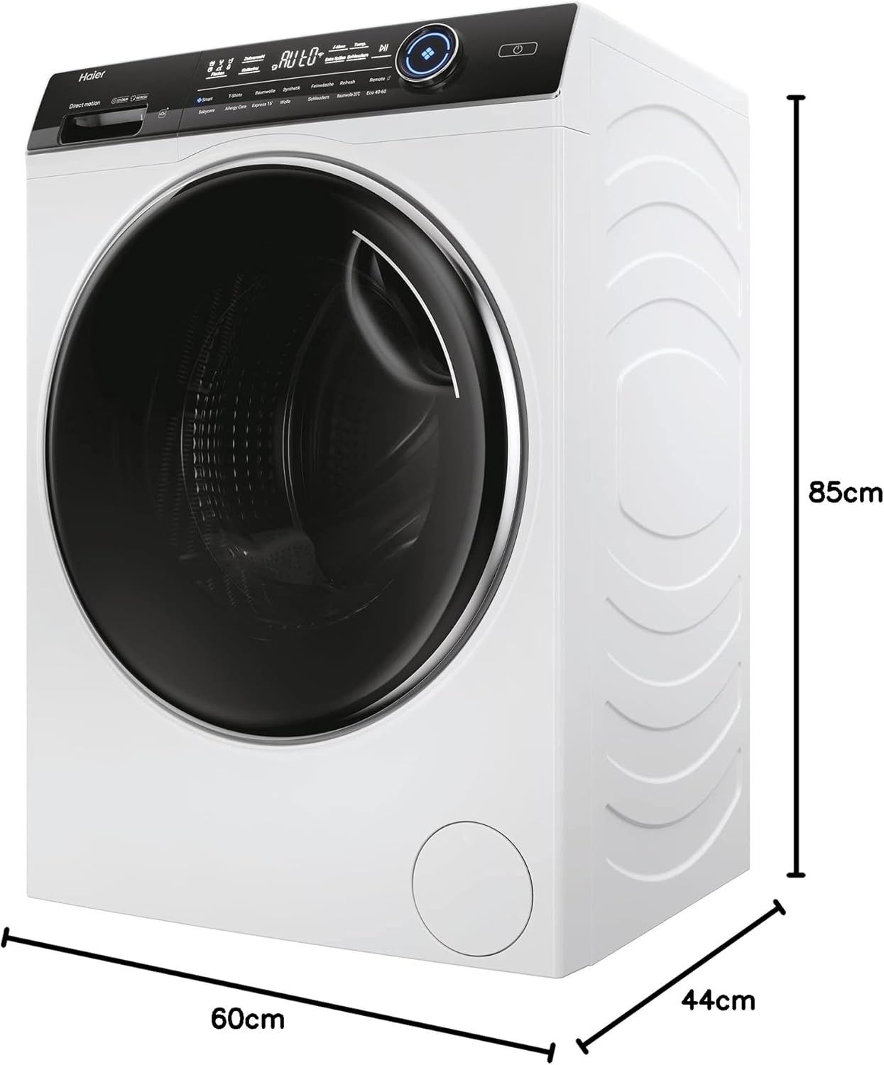 Haier I-PRO SERIE 7 HW70-B14979 I Frontlader Waschmaschine 7kg I Washing Machine mit A-Effizienz, 1.400 U/Min. & leisem Direktantrieb I Inkl. Dampffunktion, Selbstreinigungssystem & Refresh-Programm