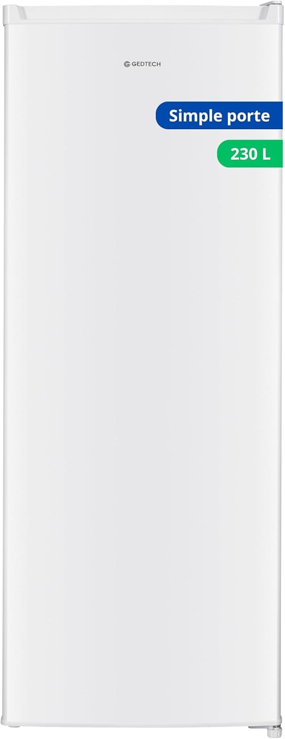 GEDTECH Réfrigérateur classique GSP230WH - tout utile - 230L - Froid statique