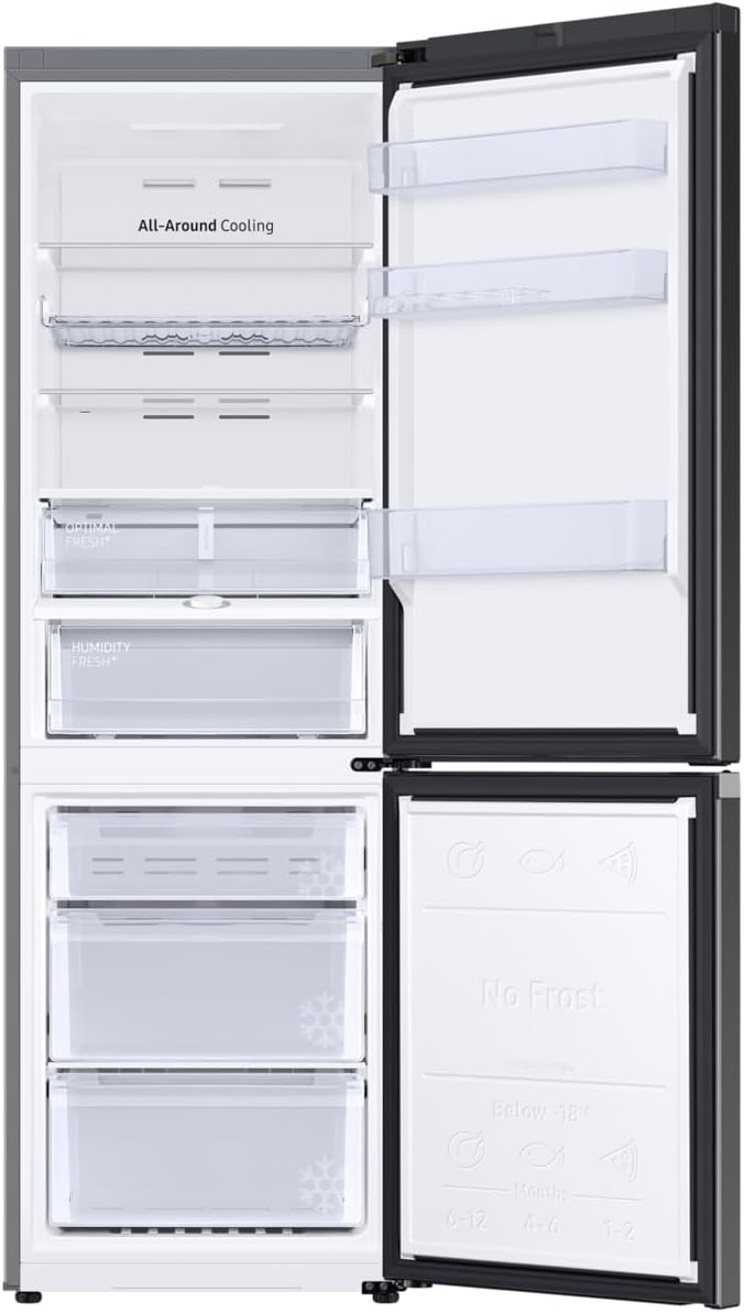 Samsung Kühl-/Gefrierkombination mit AI Energy Mode und Frischeschubladen, 344 l