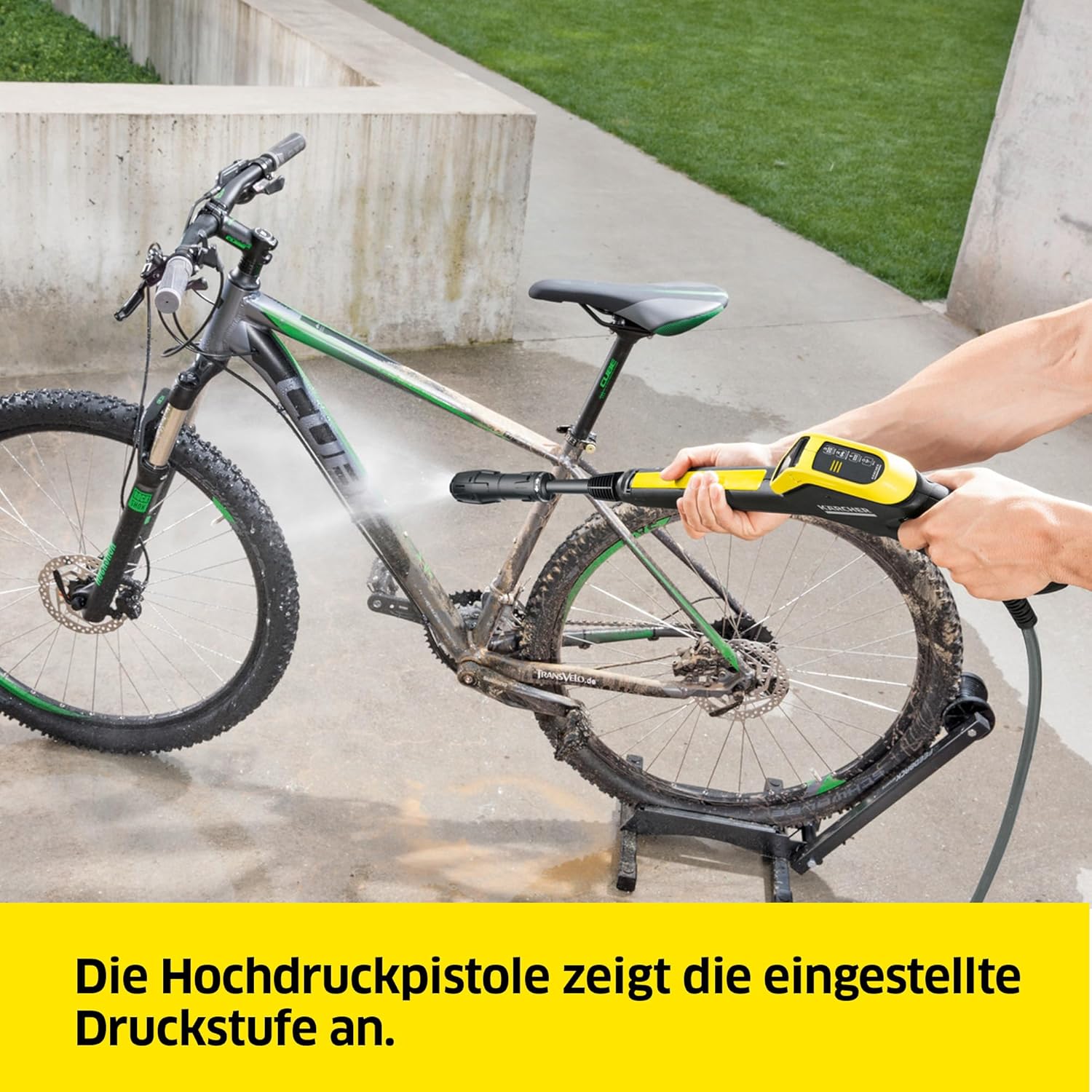 Kärcher Hochdruckreiniger K 5 Power Control, Druck: max. 145 bar, Fördermenge: 500 l/h, Flächenleistung: 40 m²/h, Wasserfilter, Gewicht: 13 kg, Hochdruckschlauch und -pistole, Dreckfräser, Strahlrohr