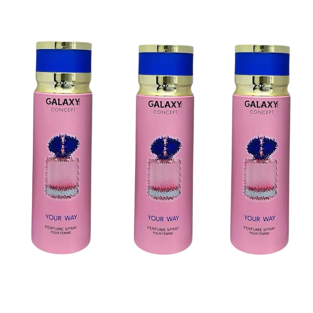 2 x Galaxy Plus Concept YOUR Way Body Spray a?? 200ml
