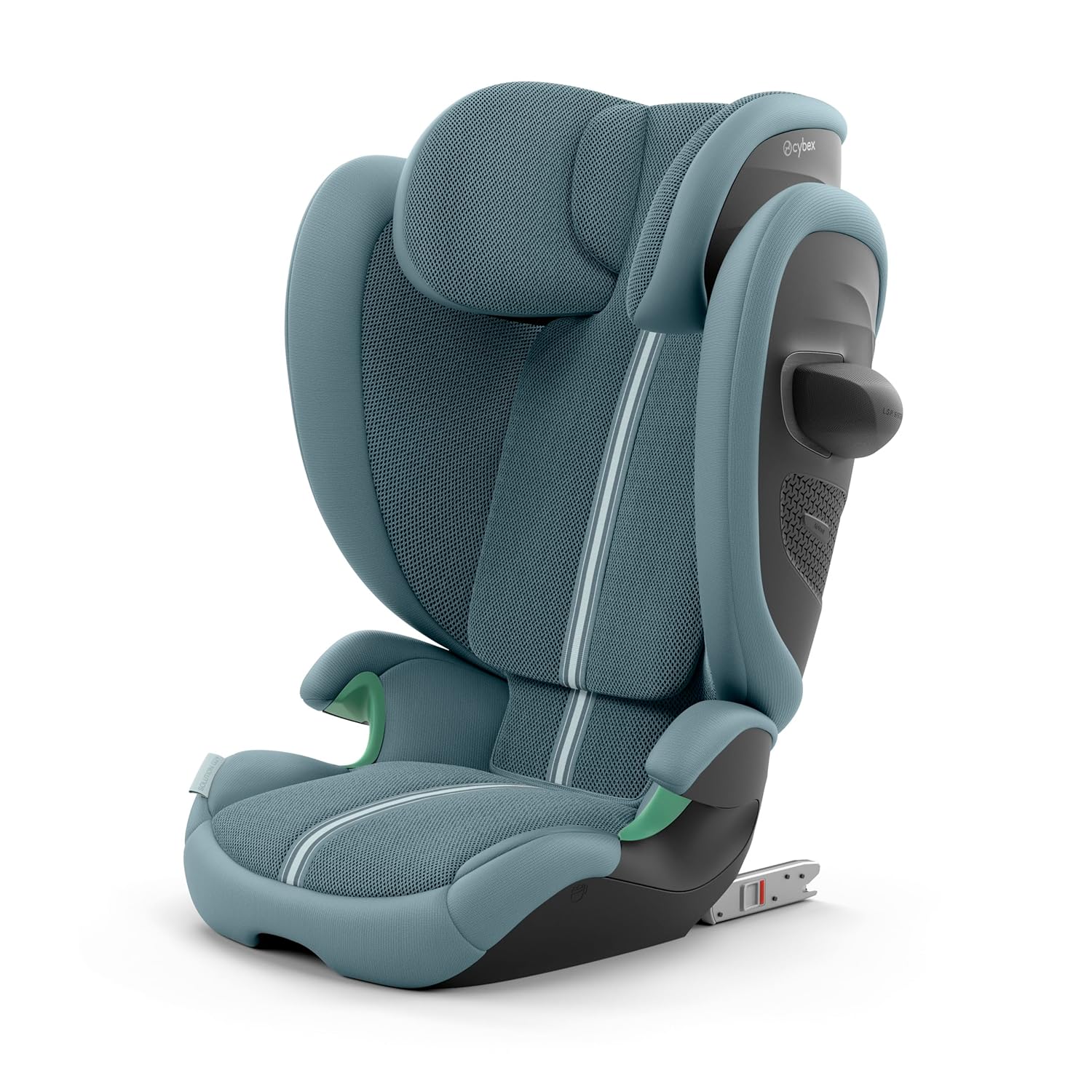 CYBEX Gold Kinder-Autositz Solution G i-Fix, F��r Autos mit und ohne ISOFIX, Ab ca. 3 bis 12 Jahre (100 - 150 cm), Ab ca. 15 bis 50 kg, Lava Grey