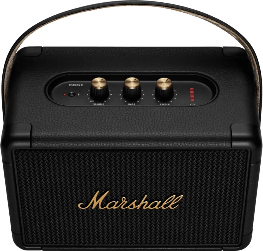 Marshall Kilburn II Draagbare Bluetooth Speaker, Zwart en Messing