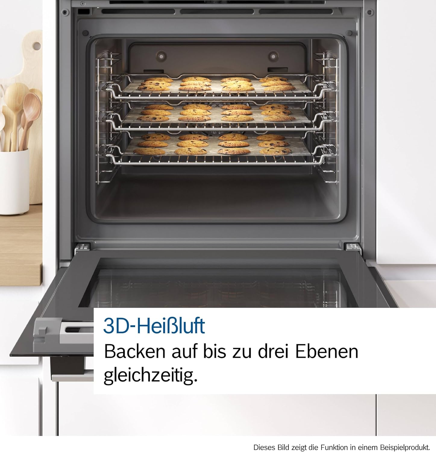 HBD635CS64 Backofen-Set, Einbau-Backofen 60 cm, HBG537BB3, Serie 6, EcoClean, 3D Heißluft, Soft Close, Schwarz & Induktionskochfeld 60 cm, PIF645BB5E Serie 4, PowerBoost, Edelstahlrahmen