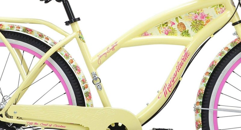 Kent 26 Margaritaville Women s 3-Speed Cruiser Bike Yellow