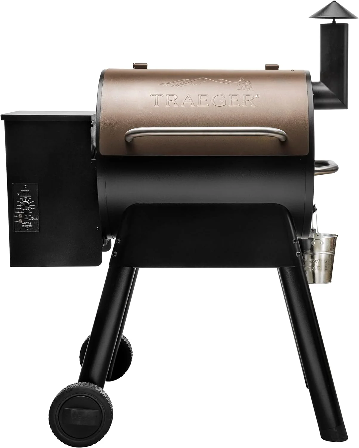2025 Traeger Grills Pro 22 Electric Wood Pellet Grill and Smoker, Bronze