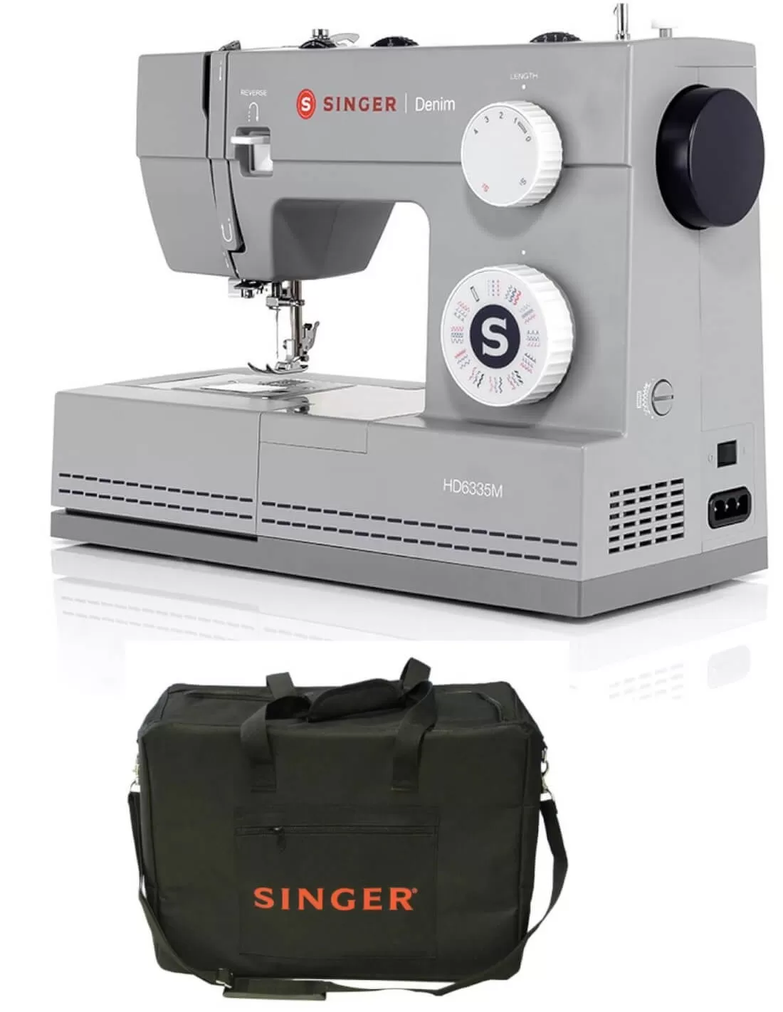 SINGER HD 6335 DENIM + TOREBKA