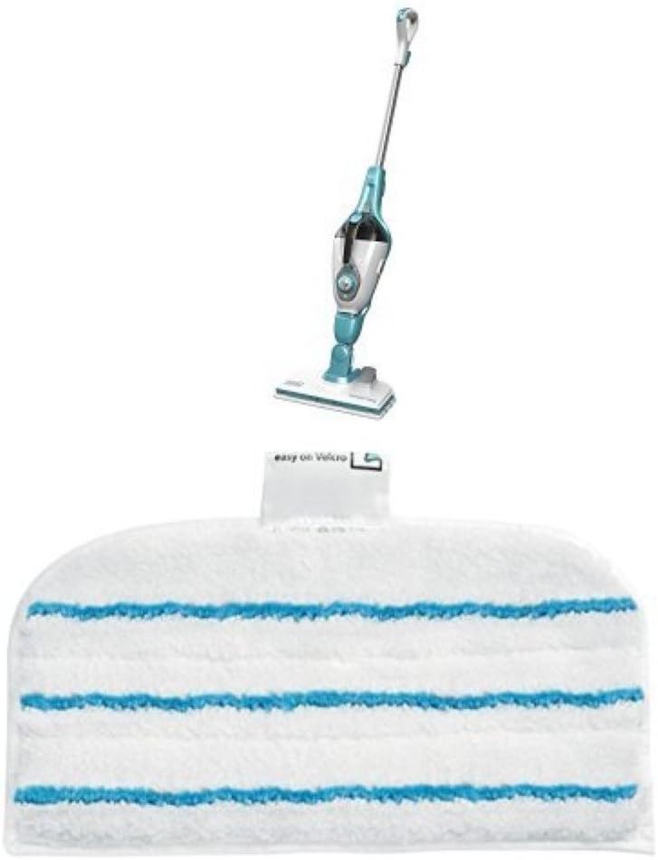 Black+Decker 15-in-1 Dampfbesen Steam-mop (mit Steamitt Dampfhandschuh zur Oberflchenreinigung, AutoSelect für richtige Menge Dampf, 180° drehbarer Reinigungsfu, inkl. 15-tlg Zubehr)