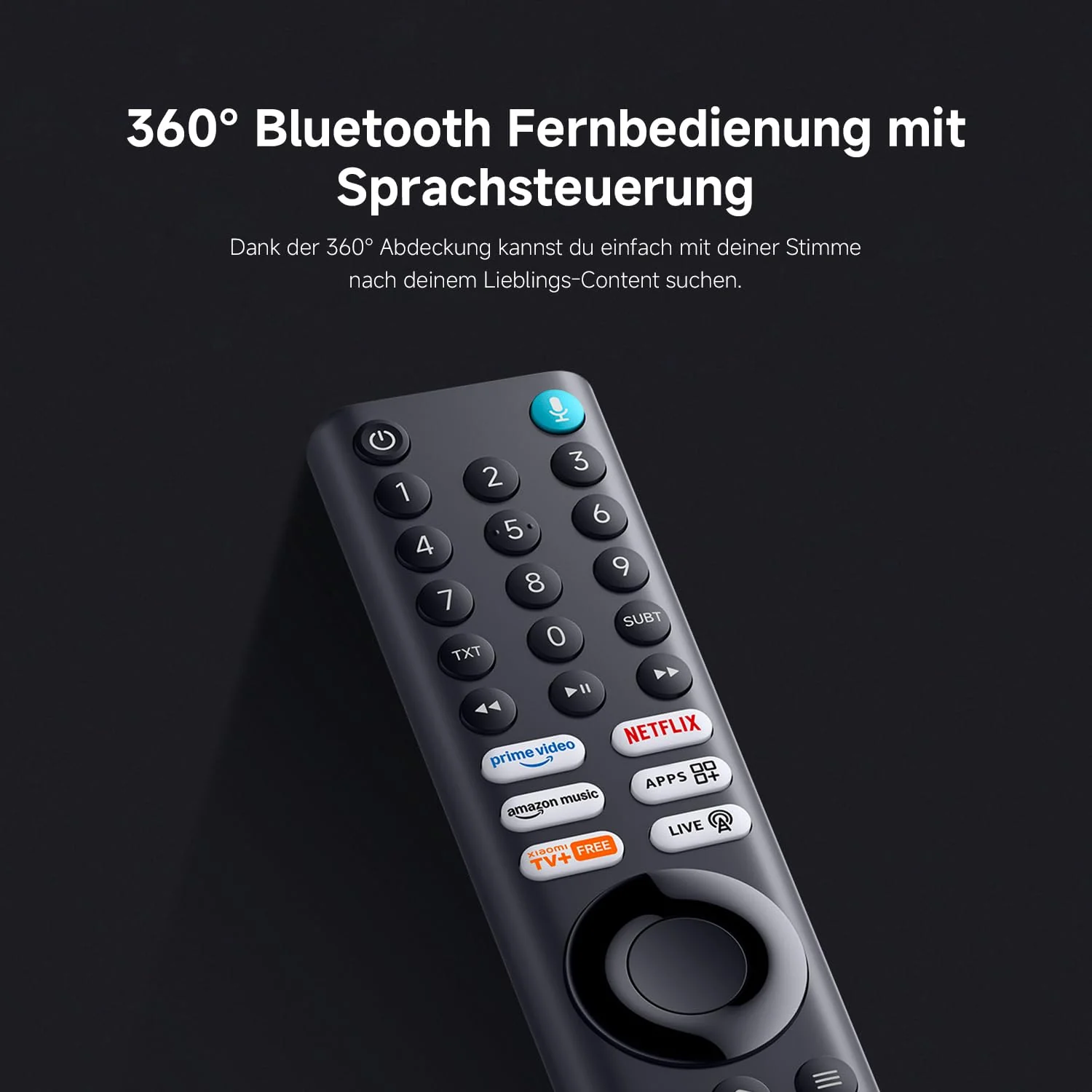 Xiaomi TV F 32, 32 Zoll (81 cm), HD, Smart TV, Fire OS7, Triple Tuner DVB-C/S/S2/T/T2, Dolby Audio™, DTS Virtual:X, DTS-HD, Sprachsteuerung mit Alexa, Kompatibel mit Apple AirPlay