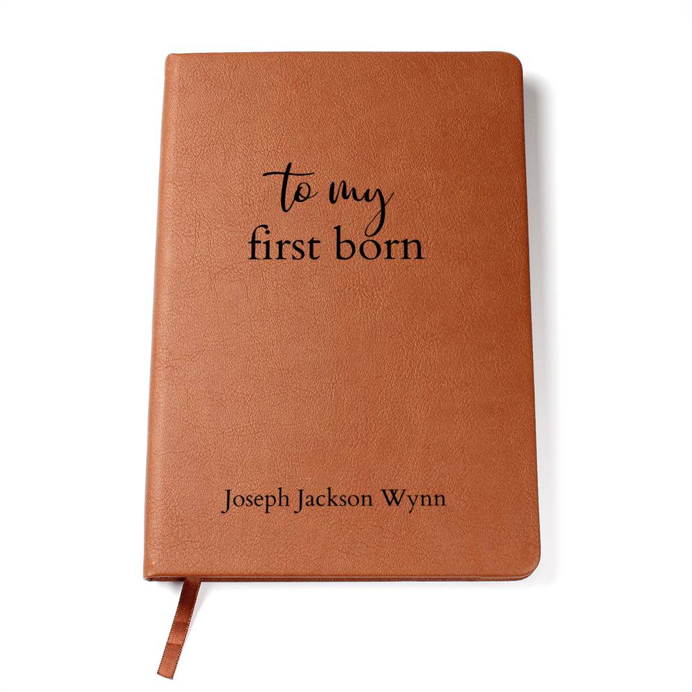 Personalized Leather Journal for New Moms, Personalized New Mom Gift, Personalized Mom Journal